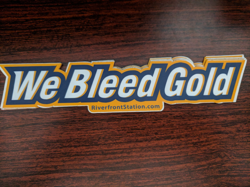 We Bleed Gold Sticker - So Nashville Clothing
