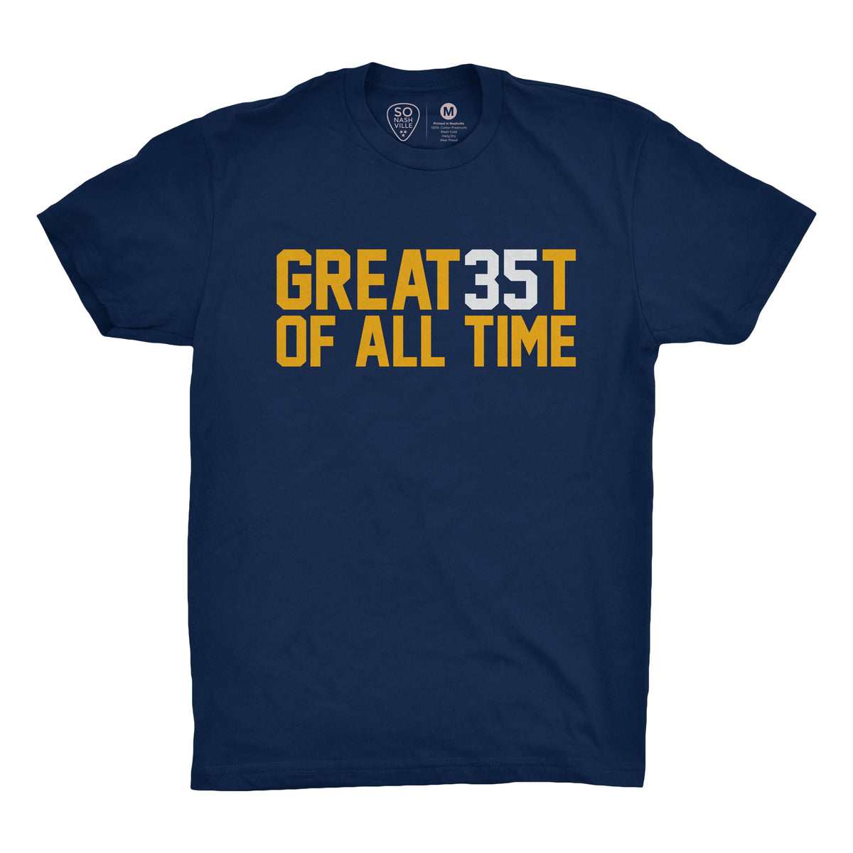 GREAT35T of All Time, Nashville hockey #35 Hall of Fame t-shirt