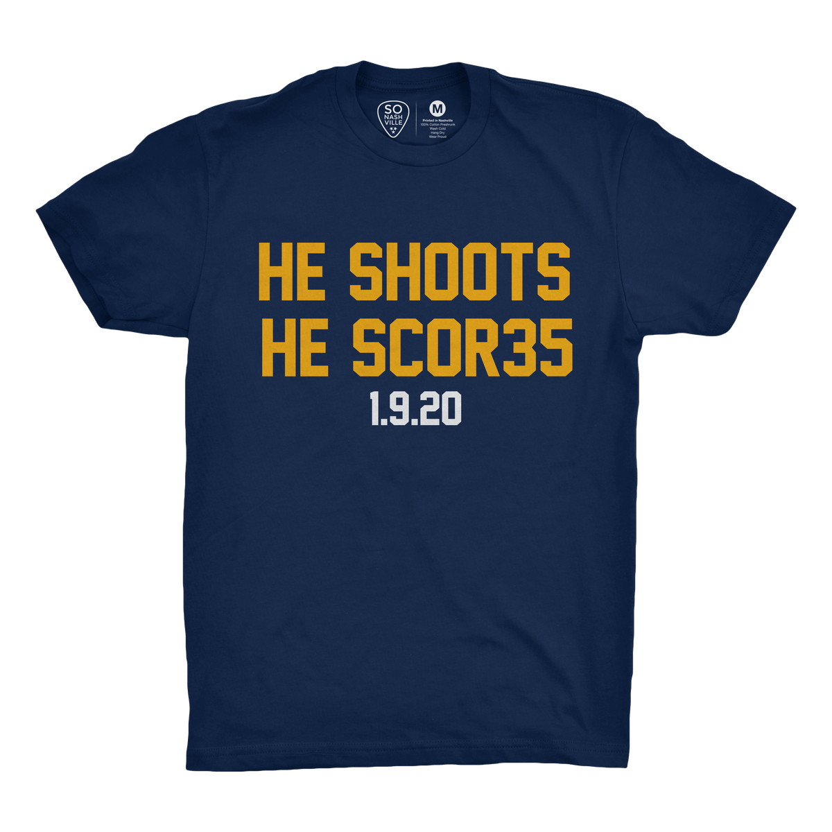He Shoots He Scor35 - So Nashville Clothing