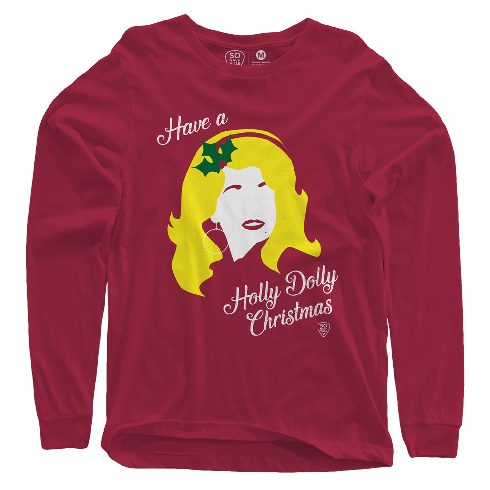 Holly Dolly Christmas Long Sleeve