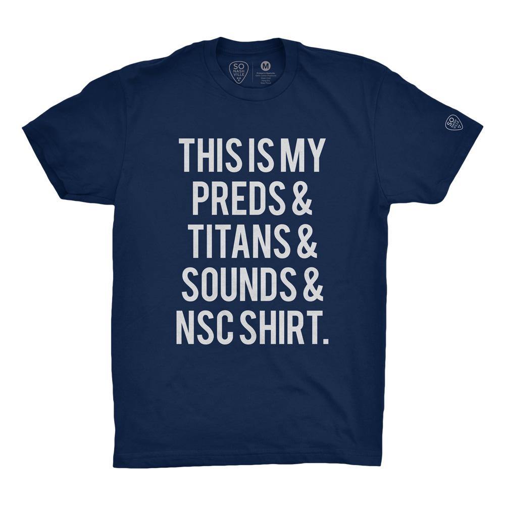Nashville Sports Shirt - So Nashville Clothing