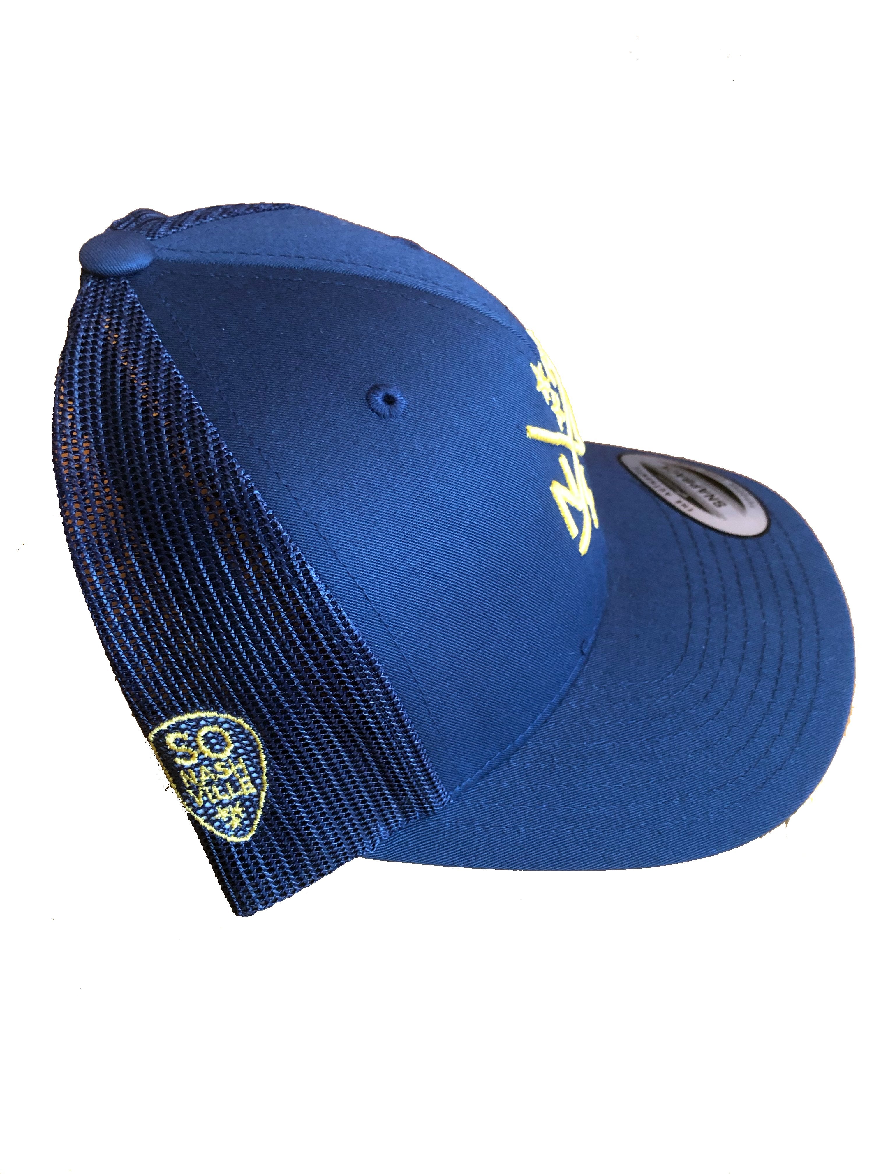 NSH X Hockey Sticks Hat Snapback (Navy/Navy) – So Nashville
