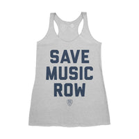 Save Music Row - Women's Racerback - So Nashville Clothing