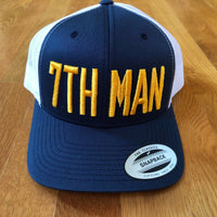 7th Man Hat Snapback (Navy/White) - So Nashville